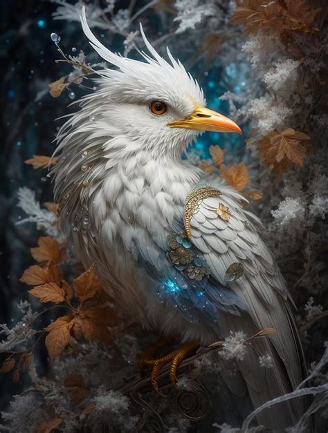 BLUE GEM BIRD Ai Digital Art By Dreamz Fine Art America