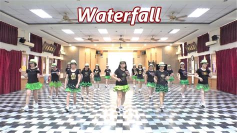 Waterfall│line Dance By Maggie Gallagher Uk │demo And Walk Through║瀑布