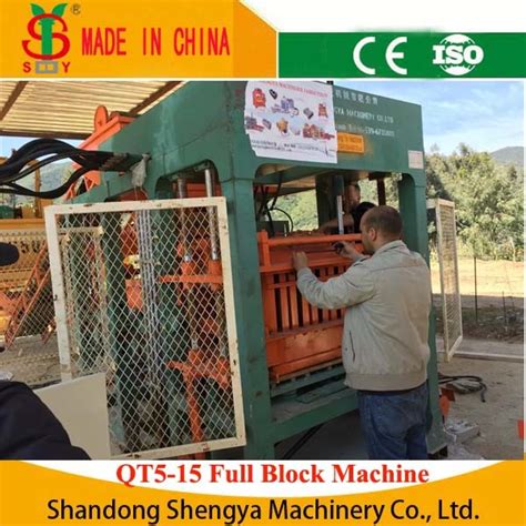 Automatic Hydraulic Cement Brick Paver Block Kerb Stone Machine Qt