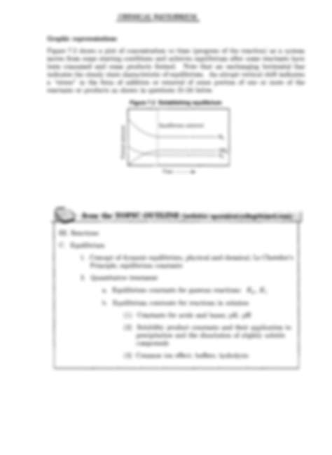 SOLUTION: Factors affecting equilibrium notes - Studypool