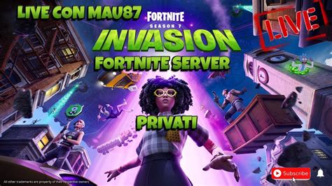 Live Fortnite Server Privati Proviamo La Nuova Stagione Di Fortnite