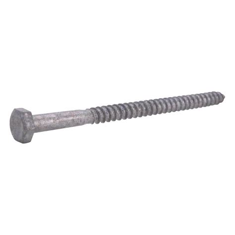 Everbilt 14 In X 4 In Hex Galvanized Lag Screw 803756 The Home Depot