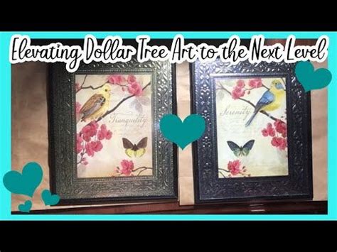 Elevate Your Dollar Tree Art To The Next Level Youtube Tree Art