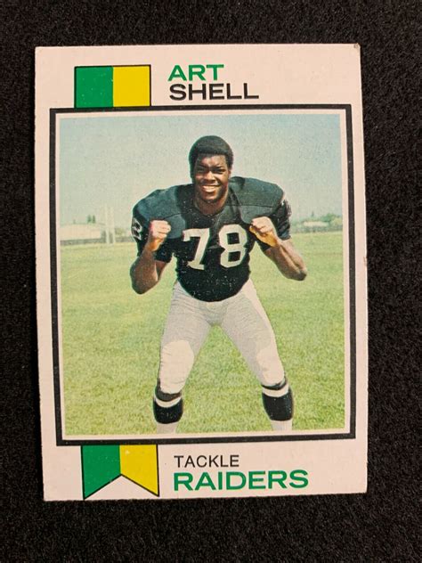 1973 Topps Football Rookie Art Shell Raiders 77 🔥🏈🔥 Ebay