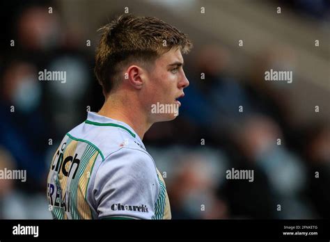 Tommy Freeman of Northampton Saints during the game Stock Photo - Alamy