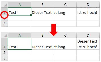 Microsoft Excel Kurztipp Spaltenbreite Und Zeilenh He An Den Inhalt