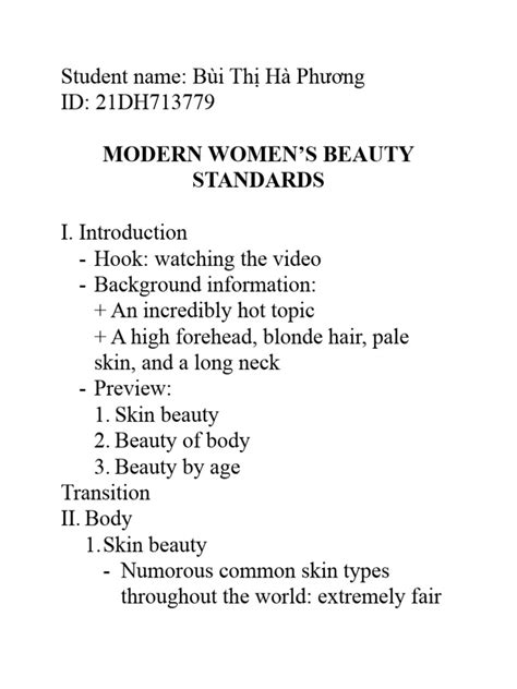 Beauty Standards | PDF