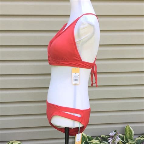 Kona Sol Swim Nwt Target Kona Sol Red Vwire Bikini Poshmark