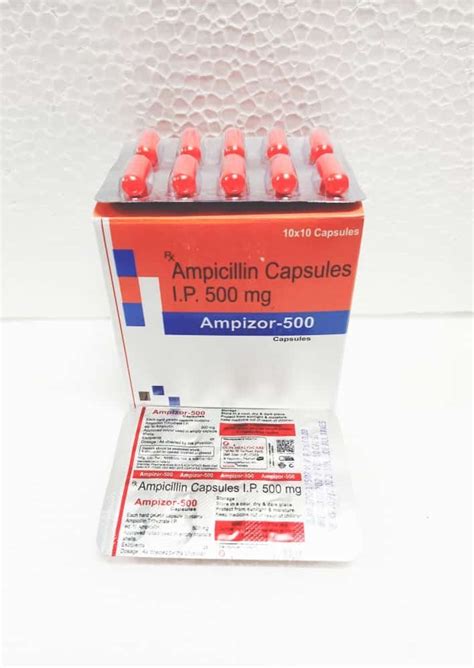 Ampizor Ampicillin Mg Capsule At Rs Strip Ampicillin