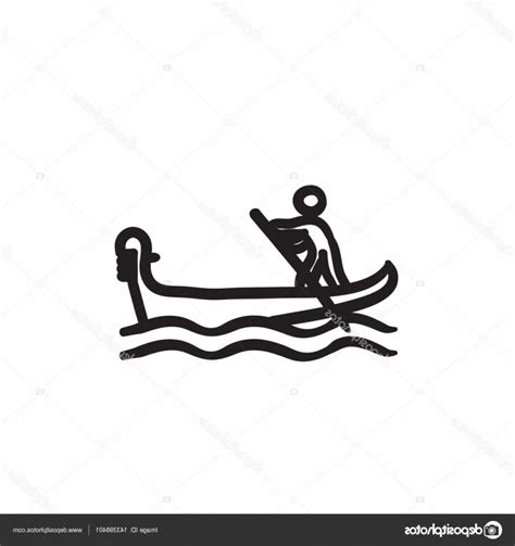 Rowing Boat Vector At Vectorified Collection Of Rowing Boat