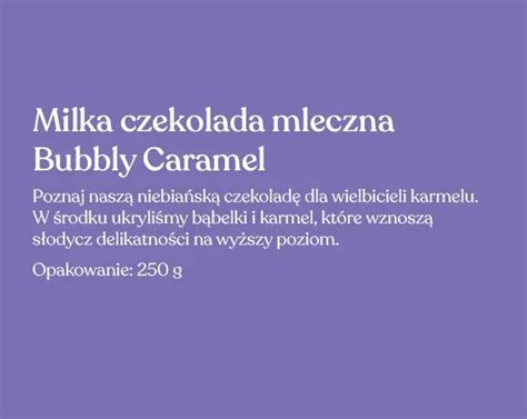 Milka Mmmax Bubbly Caramel Czekolada Mleczna G Zakupy Online Z