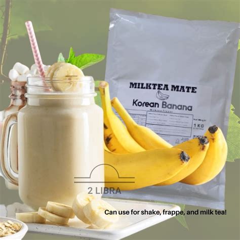 MILKTEA MATE Korean Banana 1KG Shopee Philippines