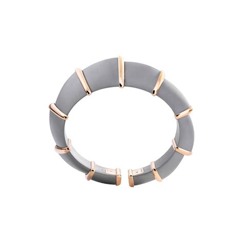 Vhernier Ardis Yellow Gold Aluminum Sculptural Bracelet