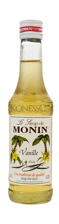 Syrop VANILLA MADAGASKAR MONIN 0 25 L Waniliowy Konesso Pl