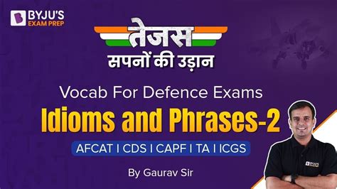 Afcat English Idioms Phrases In English For Afcat Lec