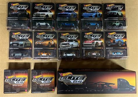 Hot Wheels Elite Complete List
