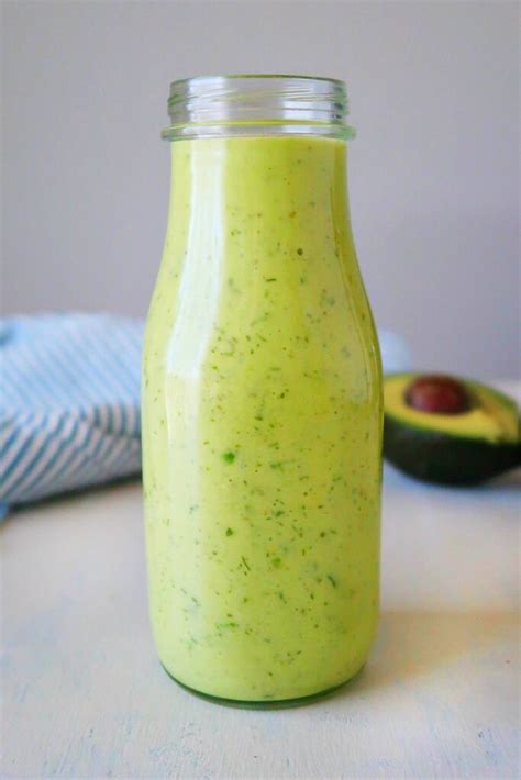 Vegan Avocado Salad Dressing - Deliciously Made From Plants