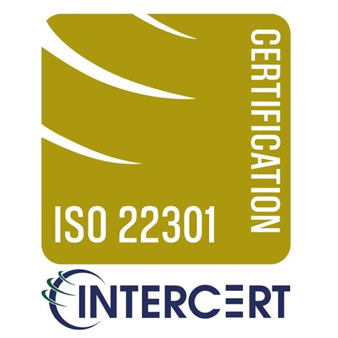 ISO 22301 Sistema de Gestión de Continuidad del Negocio INTERCERT