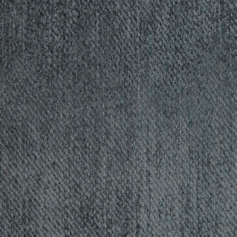 Indigo Blue Solid Chenille Upholstery Fabric By The Yard