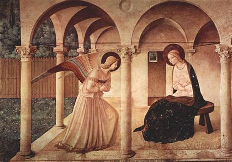 Fra Angelico The Cortona Altarpiece The Annunciation Art