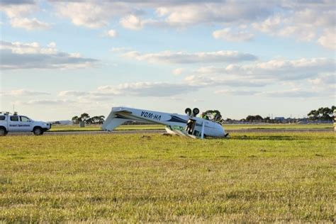 Light plane crash at Essendon Fields Airport