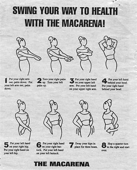 The Macarena | Dance instruction, Dance steps, Dance moves