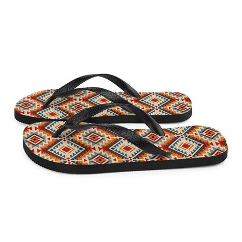 Native American Sunset Flip Flops The Global Wanderer