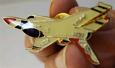 Vintage Usaf Jet Airplane Pin Ebay