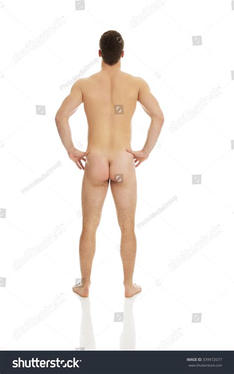 Sexy Naked Muscular Man Back Camera Stock Photo Shutterstock