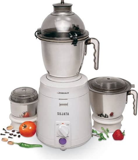 Sujata Dynamix 900w 900 Mixer Grinder 3 Jars White Price In India