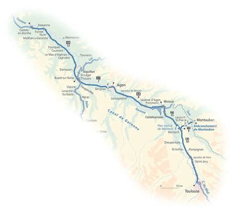 Canal De Garonne Detailed Navigation Guide And Maps French Waterways