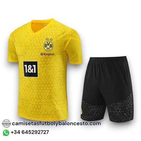 Conjunto Borussia Dortmund Local Entrenamiento Camisetas