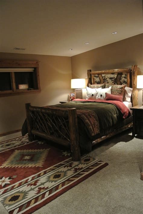 Luxe Hunting Lodge Rustic Bedroom Omaha By The Modern Hive