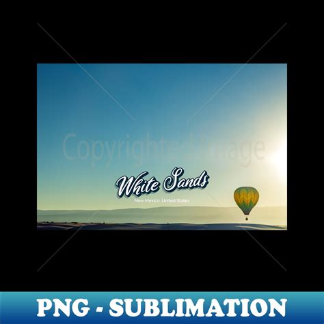 White Sands Hot Air Balloon Invitational Premium PNG Subli Inspire