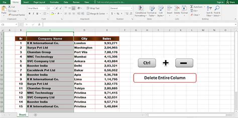 Many Ways To Delete Rows And Columns In Excel How To Delete Column In