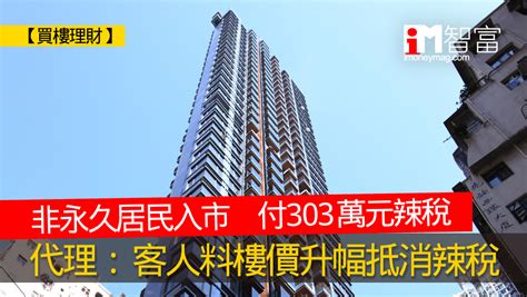 【買樓理財】非永久居民入市 付303萬元辣稅 代理：客人料樓價升幅抵消辣稅 香港經濟日報 即時新聞頻道 Imoney智富 股樓