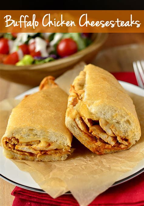 Buffalo Chicken Cheesesteaks 20 Minute Meal Iowa Girl Eats