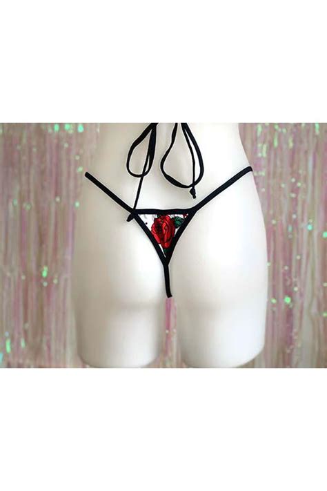Siren Doll Customise Bikini Bottom Rose Dice