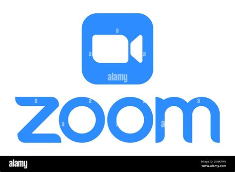 Zoom Logo And Inscription On A White Background Zoom Icon Stock Vector