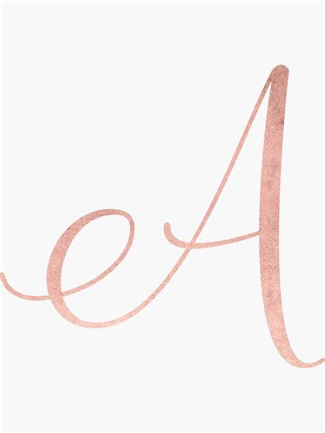 Cor Rose Gold White Rose Gold Monogram Stickers S Monogram Lioness