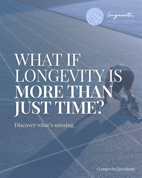 What if living longer and... - Longaevita Health Biotech | Facebook