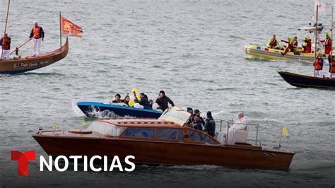 El Papa Francisco Culmina Estad A En Venecia Con Una Visita A La