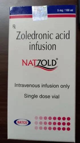 Natzold Infusion Zoledronic Acid Injection 1 Vial Treatment