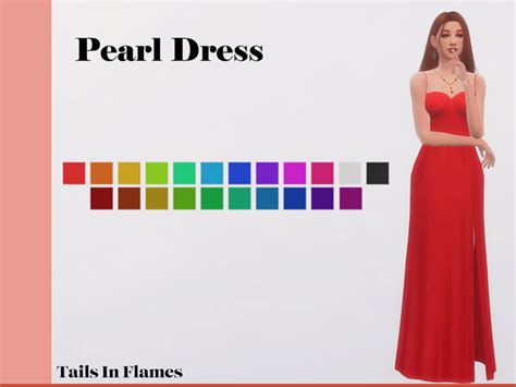 The Sims Resource Pearl Dress