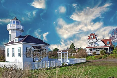 Port Townsend Lighthouse Photograph by Jack Moskovita - Fine Art America