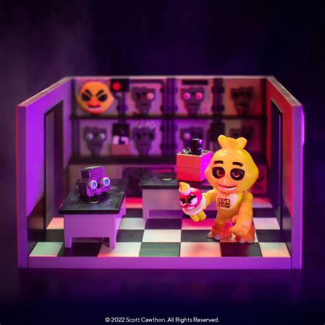 FNAF Storage Room W Chica Snap Playset Funko ShopForGeek