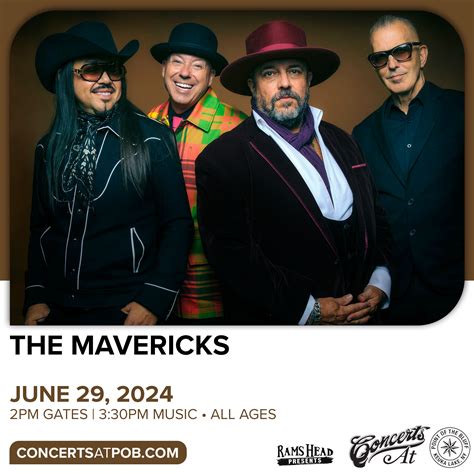 The Mavericks - Buy Tickets - June 29th - Hammondsport, NY