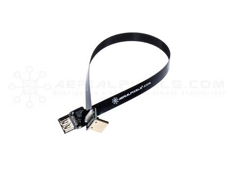 Ultra Thin HDMI Cable Standard Female to HDMI Standard Right Angle Flat ...