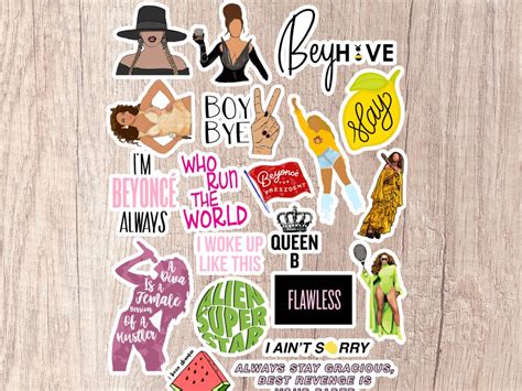 20 Pack Beyonce Stickers Renaissance World Tour Stickers Bey - Etsy