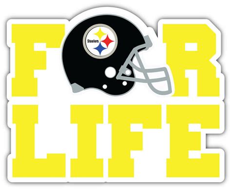 Pittsburgh Steelers For Life 4 X 412 Magnet Etsy